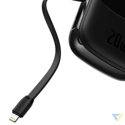 Powerbank Baseus Qpow PRO with Lightning cable USB C port and USB 20000mAh 20W (Black) Powerbanks