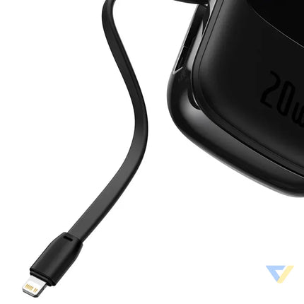 Powerbank Baseus Qpow PRO with Lightning cable USB C port and USB 20000mAh 20W (Black) Powerbanks