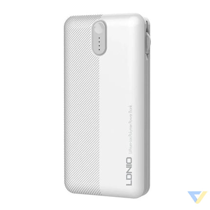 Powerbank LDNIO PL1013 10000mAh + 3in1 cable (white) Powerbanks