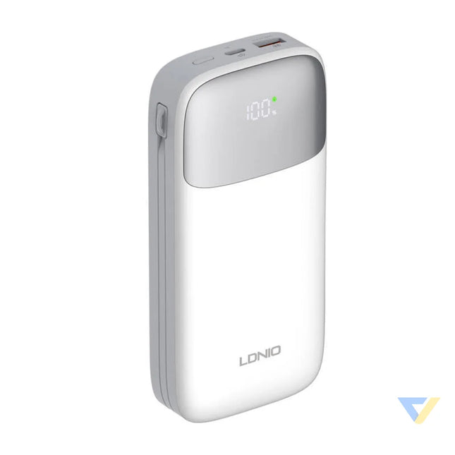 Powerbank LDNIO PQ20 22.5W 20000mAh USB C lightning (biały) Powerbanks