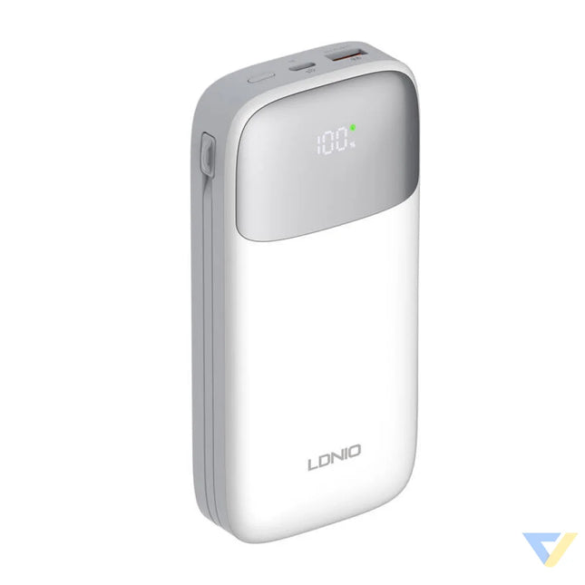Powerbank LDNIO PQ20 22.5W 20000mAh USB C lightning (biały) Powerbanks