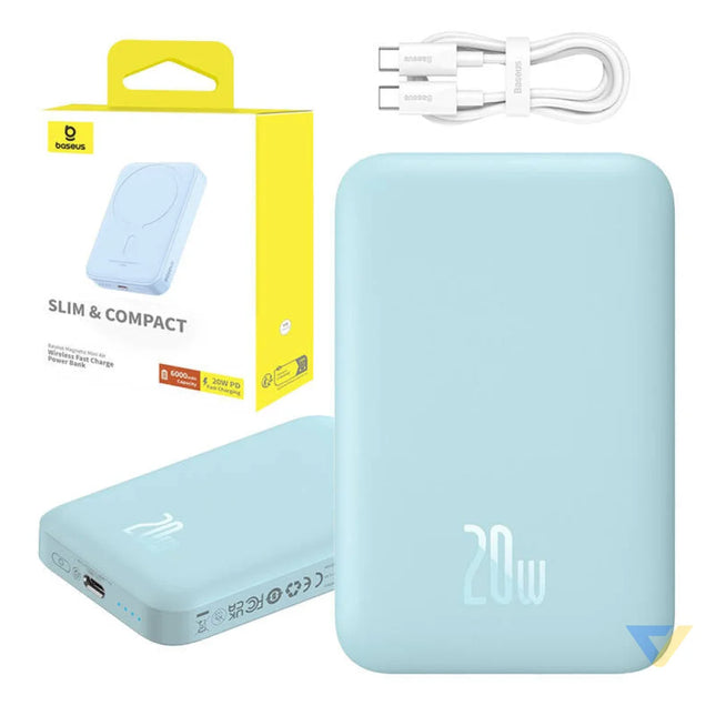 Powerbank mini Baseus 6000 mAh 20W (blue) Powerbanks