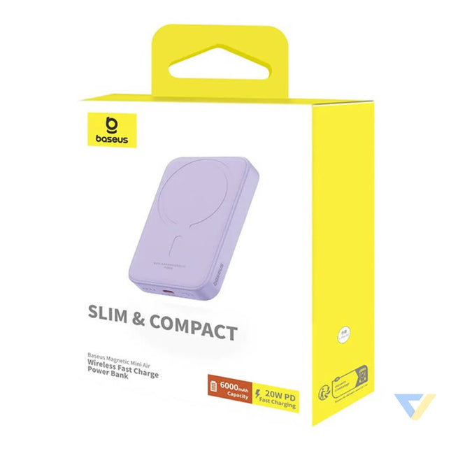 Powerbank mini Baseus 6000 mAh 20W (purple) Powerbanks