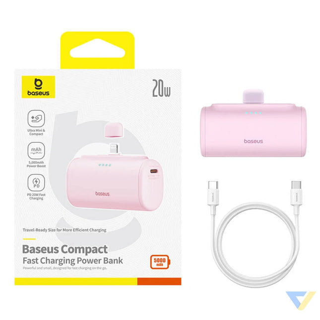 Powerbank OS Baseus Compact IP 5000mAh 20W (pink) Powerbanks