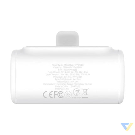 Powerbank OS Baseus Compact IP 5000mAh 20W (white) Powerbanks