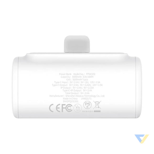 Powerbank OS Baseus Compact IP 5000mAh 20W (white) Powerbanks