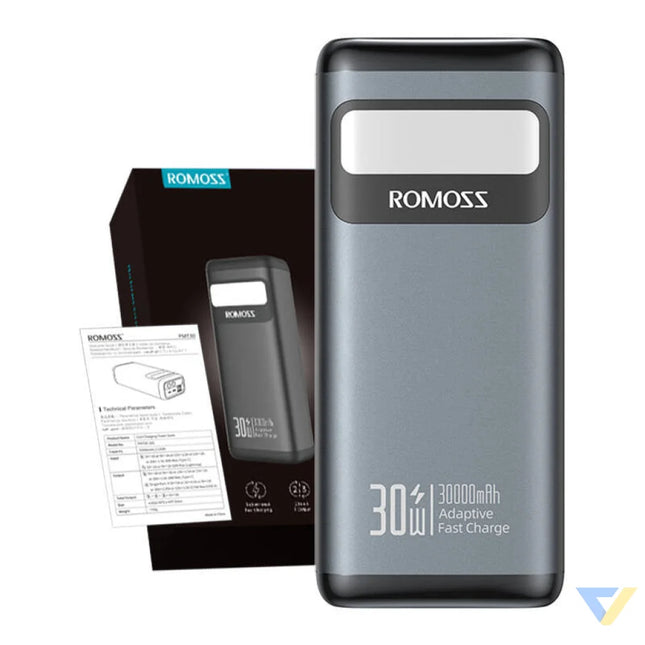Powerbank PMT30 Romoss 30000mAh 30W (black) Powerbanks