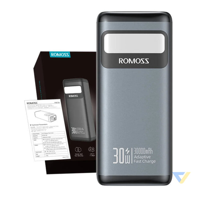 Powerbank PMT30 Romoss 30000mAh 30W (black) Powerbanks
