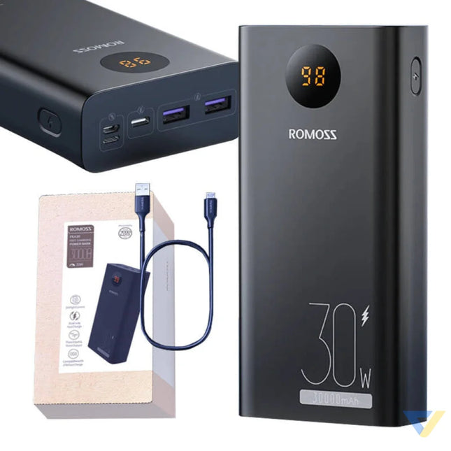 Powerbank Romoss PEA30 30000mAh (black) Powerbanks