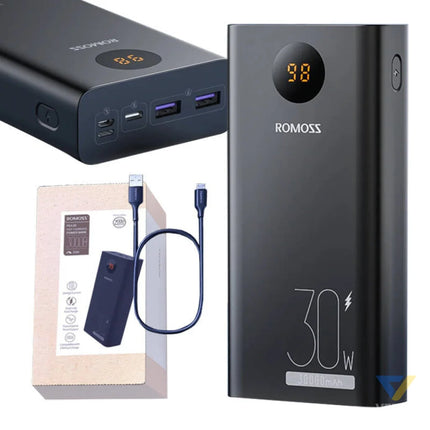 Powerbank Romoss PEA30 30000mAh (black) Powerbanks