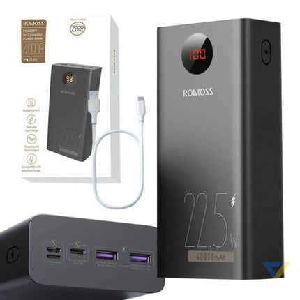 Powerbank Romoss PEA40PF 40000mAh 22.5W (black) Powerbanks