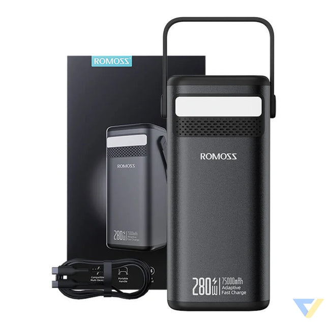 Powerbank Romoss PMT75 DC 75000mAh 280W 240Wh(black) Powerbanks
