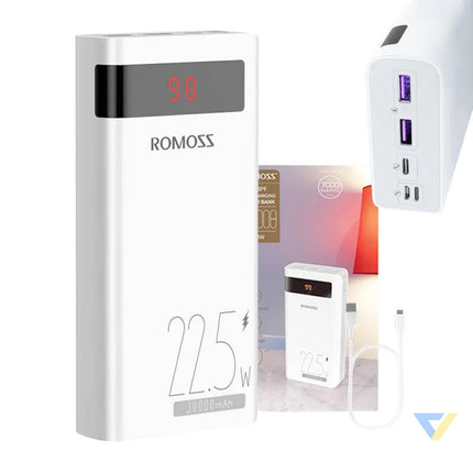 Powerbank Romoss SENSE8PF 30000mAh 22.5W (white) Powerbanks