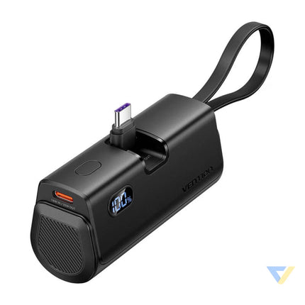 Powerbank Vention LED display 4800mAh 22.5W FHQB0 (black) Powerbanks