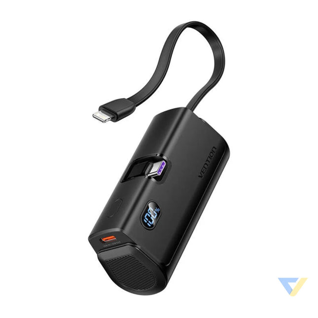 Powerbank Vention LED display 4800mAh 22.5W FHQB0 (black) Powerbanks