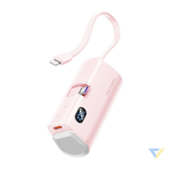 Powerbank Vention LED display 4800mAh 22.5W FHQP0 (pink) Powerbanks