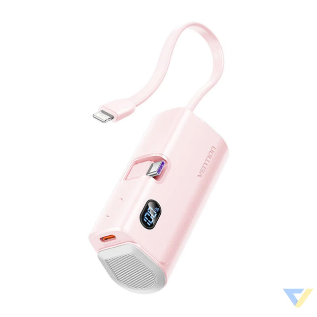 Powerbank Vention LED display 4800mAh 22.5W FHQP0 (pink) Powerbanks