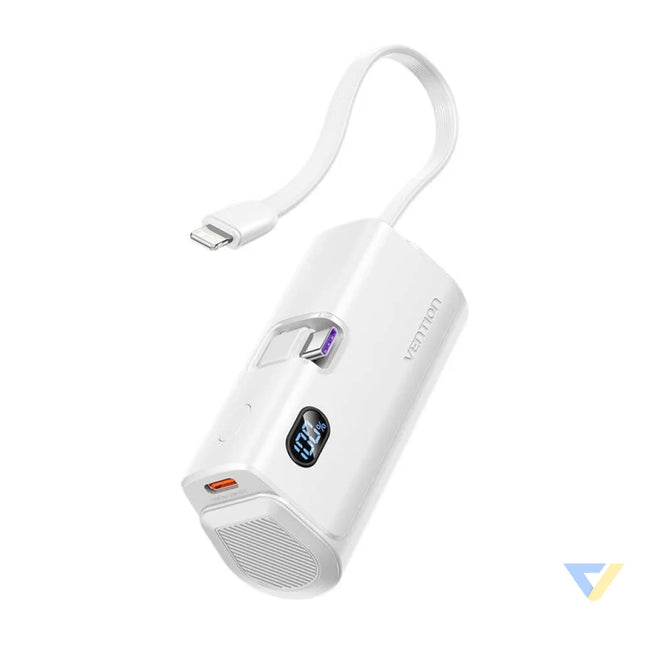 Powerbank Vention LED display 4800mAh 22.5W FHQW0 (white) Powerbanks