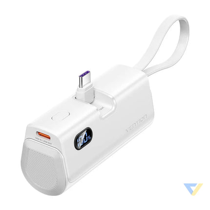 Powerbank Vention LED display 4800mAh 22.5W FHQW0 (white) Powerbanks