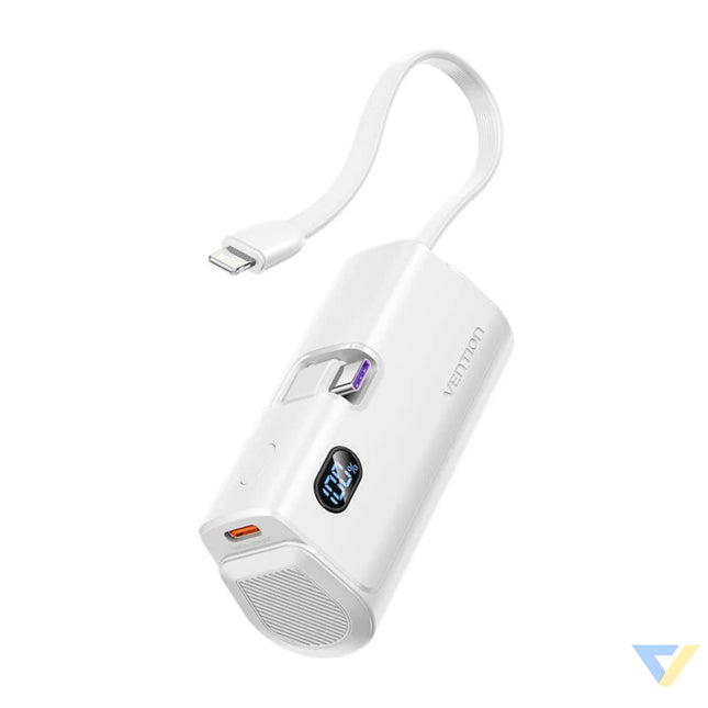 Powerbank Vention LED display 4800mAh 22.5W FHQW0 (white) Powerbanks