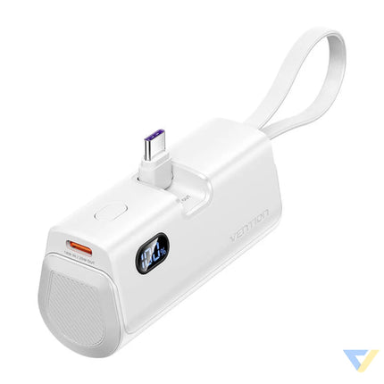 Powerbank Vention LED display 4800mAh 22.5W FHQW0 (white) Powerbanks