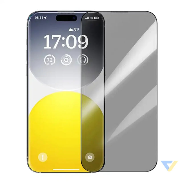 Privacy Protection Tempered Glass Baseus Diamond iPhone 15 For smartphones
