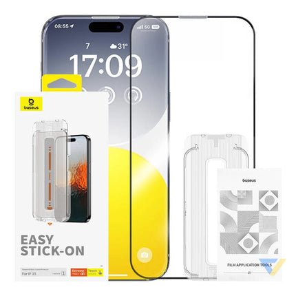Privacy Protection Tempered Glass Baseus Sapphire iPhone 15 For smartphones