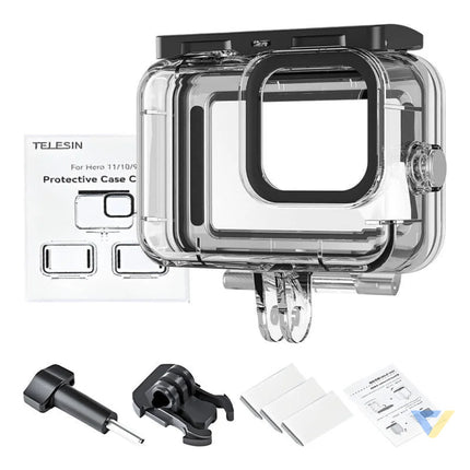 Protective case combo TELESIN for GoPro Hero 12/11/10/9 For sports cameras