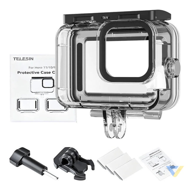Protective case combo TELESIN for GoPro Hero 12/11/10/9 For sports cameras