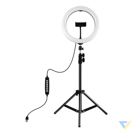 Puluz 1.1m tripod with RGBW LED lighting 26cm vlog / stream / smartphone PKT3044 Ring lights