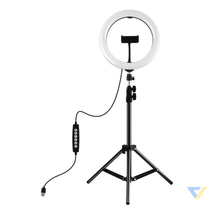 Puluz 1.1m tripod with RGBW LED lighting 26cm vlog / stream / smartphone PKT3044 Ring lights