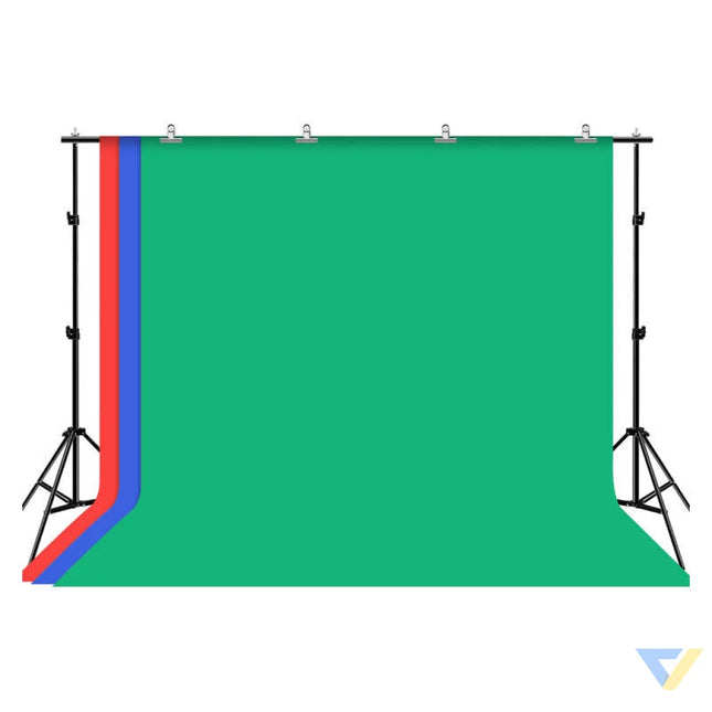 Puluz 2x3m photo backdrop set/stand + photo backdrops 3 pcs PKT5205 Photo backgrounds