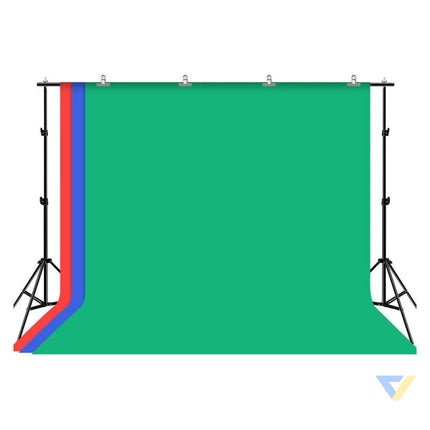 Puluz 2x3m photo backdrop set/stand + photo backdrops 3 pcs PKT5205 Photo backgrounds