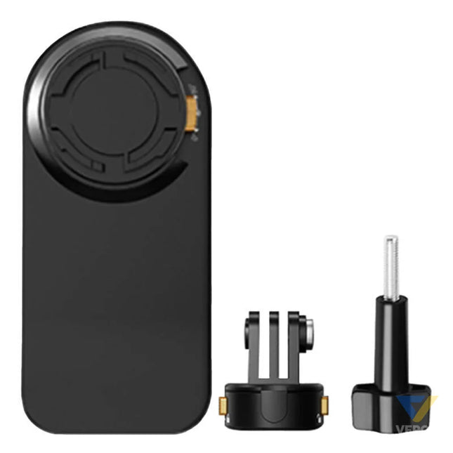 PULUZ backpack mount for sports cameras (including Osmo Action 5 Pro Insta360 Ace Pro 2)(black) Straps mounts and
