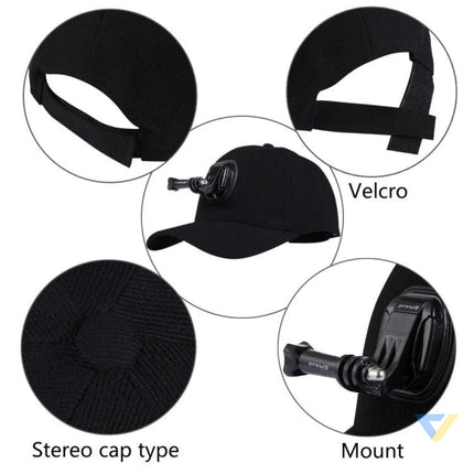 Puluz cap with sports camera mount (DJI GoPro Insta360) Straps mounts and holders