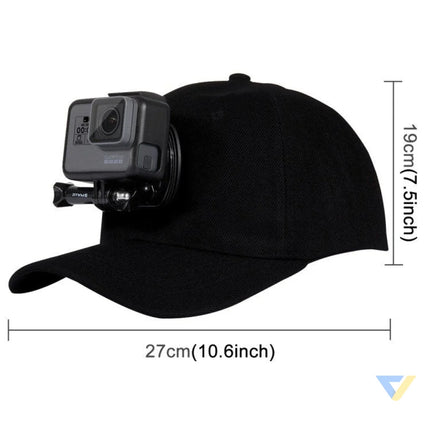 Puluz cap with sports camera mount (DJI GoPro Insta360) Straps mounts and holders