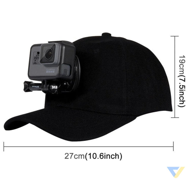 Puluz cap with sports camera mount (DJI GoPro Insta360) Straps mounts and holders