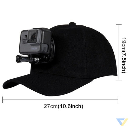 Puluz cap with sports camera mount (DJI GoPro Insta360) Straps mounts and holders