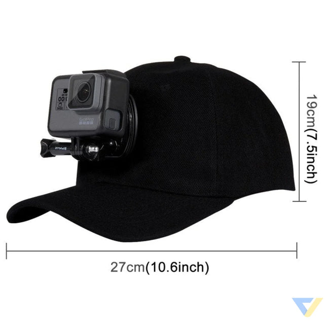 Puluz cap with sports camera mount (DJI GoPro Insta360) Straps mounts and holders