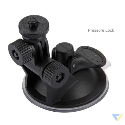 Puluz car windshield mount for sports cameras (including Osmo Action 5 Pro Insta360 X5) Straps mounts and holders