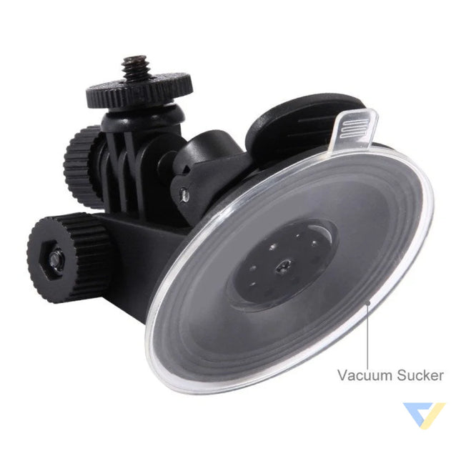 Puluz car windshield mount for sports cameras (including Osmo Action 5 Pro Insta360 X5) Straps mounts and holders