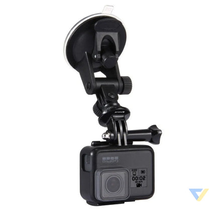 Puluz car windshield mount for sports cameras (including Osmo Action 5 Pro Insta360 X5) Straps mounts and holders