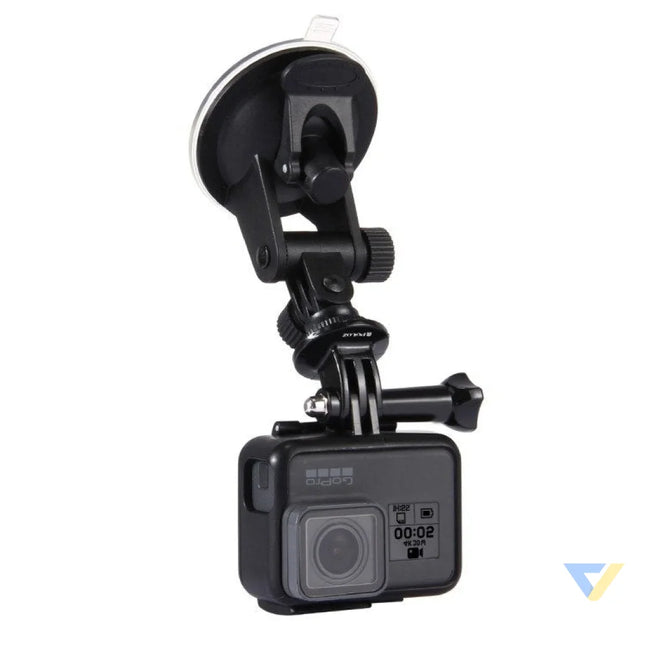 Puluz car windshield mount for sports cameras (including Osmo Action 5 Pro Insta360 X5) Straps mounts and holders
