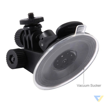 Puluz car windshield mount for sports cameras (including Osmo Action 5 Pro Insta360 X5) Straps mounts and holders