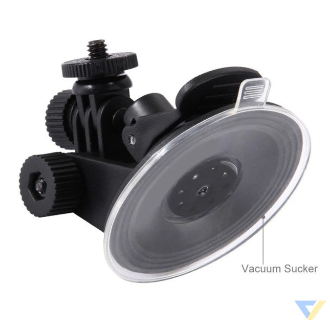 Puluz car windshield mount for sports cameras (including Osmo Action 5 Pro Insta360 X5) Straps mounts and holders