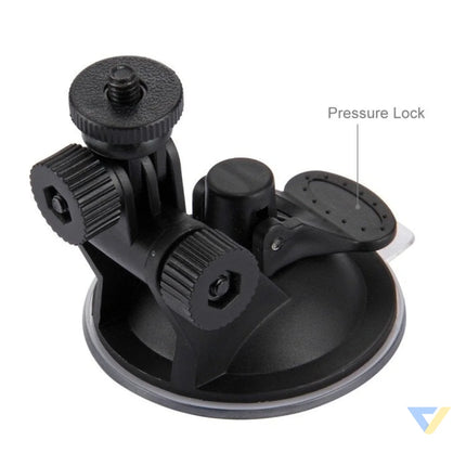 Puluz car windshield mount for sports cameras (including Osmo Action 5 Pro Insta360 X5) Straps mounts and holders