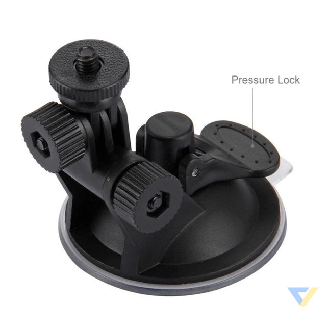 Puluz car windshield mount for sports cameras (including Osmo Action 5 Pro Insta360 X5) Straps mounts and holders
