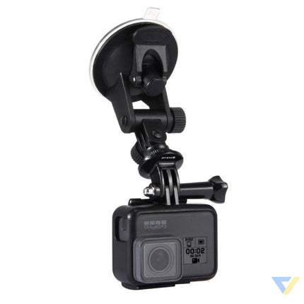 Puluz car windshield mount for sports cameras (including Osmo Action 5 Pro Insta360 X5) Straps mounts and holders