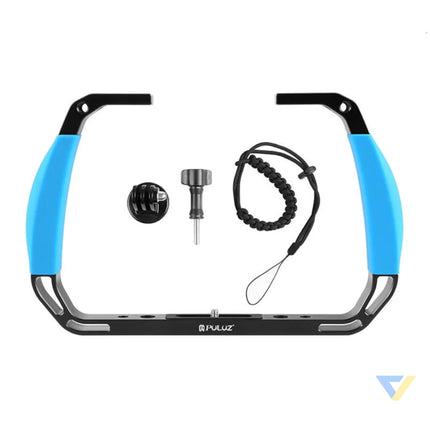 PULUZ dive mount for sports cameras (including Insta360 GO3 / X3) (blue) Straps mounts and holders