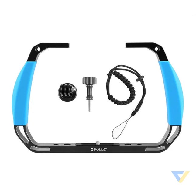 PULUZ dive mount for sports cameras (including Insta360 GO3 / X3) (blue) Straps mounts and holders